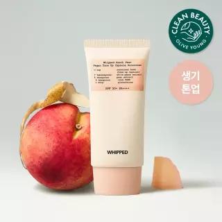 [생기톤업] 휩드 피치페어 비건 톤업 캡슐 선크림 50ml