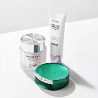 [이달의신상] 오휘 기미케어 3-STEP 콜라겐 톤업선 50ml / 데니어 팩트 리필 기획 / 멜라토닝 크림 60ml
