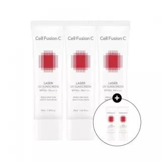 셀퓨전씨 CELL FUSION C 3pack 레이저 UV 썬스크린 50m 3개 + 40ml 증정