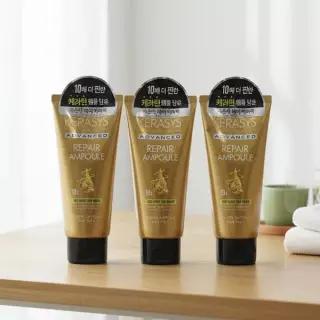 케라시스 어드밴스드 10X 리페어 앰플 헤어팩 300ml x 3개 손상 모발 영양 케어