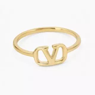 발렌티노 VALENTINO 브이로고 시그니처 여성 반지 9W2J0X03MET CS4