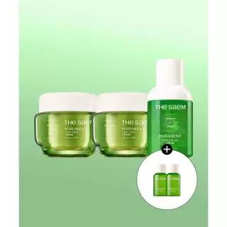 THESAEM SET 하라케케 PDRN 프레쉬크림 50ml 2개 + 젤 세럼 50g 1개 +샘플 3종 4211185
