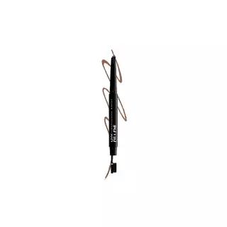NYX PROFESSIONAL MAKEUP 필 앤 플러프 눈썹 포마드 펜슬, 회갈색 449802