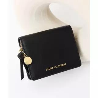 JILL BY JILLSTUART [BONNIE] 로고프린트 소가죽 반지갑 - 4colors