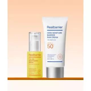 REAL BARRIER 트라넥사믹애씨드 10% 브라이트닝 세럼 30ML+세라 수분 장벽 선크림 50ML 4174558
