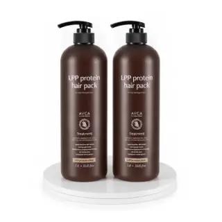 AVCA 극손상 케어 LPP 단백질 헤어팩 트리트먼트 1000ml 2개