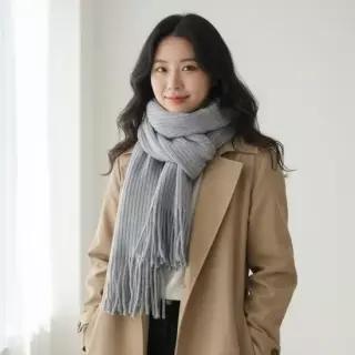 니트 머플러 남성 여성 사각 숄가디건 방한용품 커플머플러 남자목도리 여자목도리