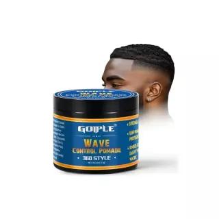 Goiple Natural Wave 포마드 스트롱 홀드 이지 워시 360 웨이브 트레이닝 헤어 크림, 남성용 그리스 워터