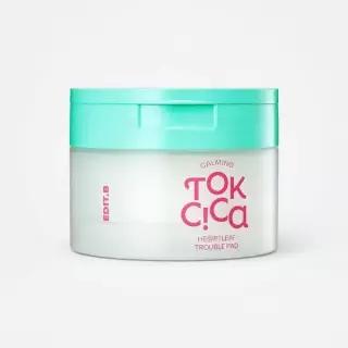[쿨링진정/찢어쓰는패드] 에딧비 진정 톡 시카 어성초 트러블 패드 70매