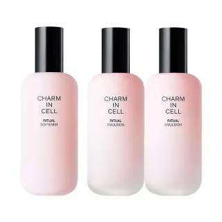 참존 참인셀 리추얼 소프너 110ml 1개+ 에멀전 110ml 2개 단품 스킨 로션 탄력 미백 주름개선 기능성