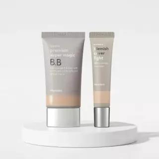 한스킨 프리미엄 수퍼 매직 비비크림 45g+블레미쉬 커버 컨실러 12g 세트 422057