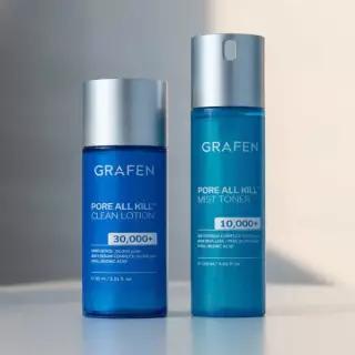 GRAFEN 스킨로션 세트 포어 올킬 미스트 토너 120ml + 클린 로션 95ml 4108213