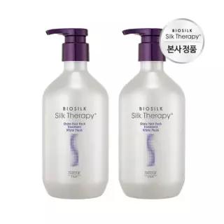 실크테라피 샤인 헤어팩 트리트먼트 화이트 머스크 500ml x 2개 462734