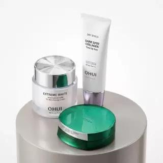 [이달의신상] 오휘 기미케어 3-STEP 콜라겐 톤업선 50ml / 데니어 팩트 리필 기획 / 멜라토닝 크림 60ml