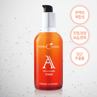 비타민사이언스 바이타 에이 카밍 토너 120ml /문제성,복합성 피부 고농축 비타민A