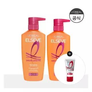 로레알파리드림랭스 샴푸+컨디셔닝 헤어팩 증데일리 손상 50ml 462634