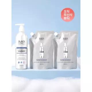매장정품 BLACKFORET 루트파워 비듬케어 탈모샴푸 500ml 2개 + 450ml 리필구성