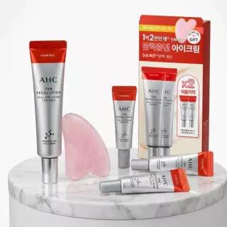 [판매량 1억개 돌파/대용량] AHC 텐 레볼루션 리얼 아이크림 포 페이스 더블 기획