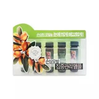 친절한탄씨 아르간 오일 헤어 영양 앰플 15ml 5개 세트 헤어앰플 아르간오일 트리트먼트 영양공급