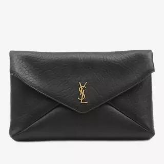 YSL 메탈 로고 라지 엔벨로프 체인 클러치 855802 AACYT 1000