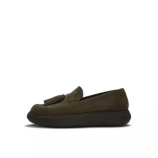[FITFLOP][삼성물산공식] 여성 IQCOMFF 태슬 스웨이드 로퍼  딥 올리브 (FT69K2L23J)