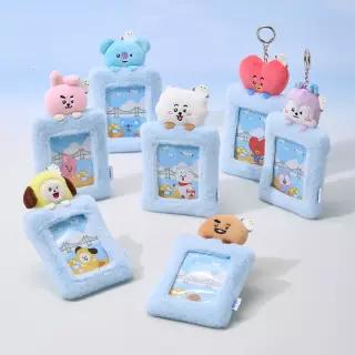 라인프렌즈 BT21 부산 인형 포토카드 홀더 키링