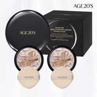 AGE20'S [에이지투웨니스] 시그니처 에센스 커버 팩트 마스터 더블커버 케이스1+리필2) SPF50+ PA++++)