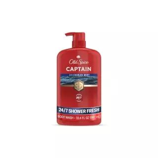 Old Spice 남성용 리프레싱 바디 워시, 3X 디펜스, 24/7 샤워 프레쉬, 오래 지속되는 향기, 레드 컬렉션,