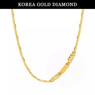 [한국금다이아몬드] 순금 목걸이 24k 여자 대나무컷팅 18.75g