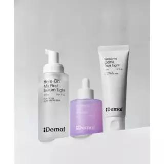 DEMAF [지성/복합성] 트러블 진정 루틴(만능기초 라이트 155ml 1개+판테놀 10% 앰플 60ml 1개+크컴츄 50ml