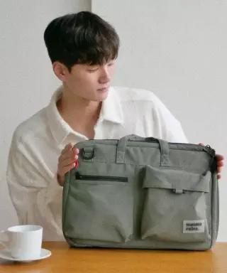 5015532784 비즈니스백 남녀공용가방 Briefit laptop case slim bag Khaki 5253690