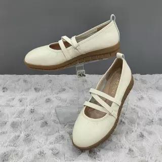 [탠디]크로스 밴딩 플랫슈즈 X2HY52DP09 IVORY 2SD_JJ