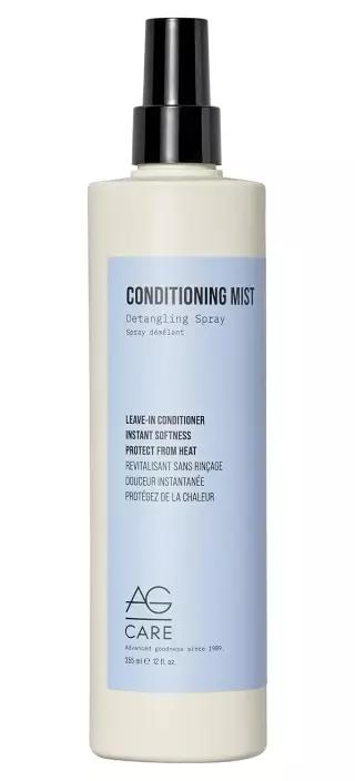 AG Care 컨디셔닝 미스트 디탱글링 스프레이, 열로부터 보호, 부드럽게 및 엉킴 정돈 355.6ml(12온스) 4523