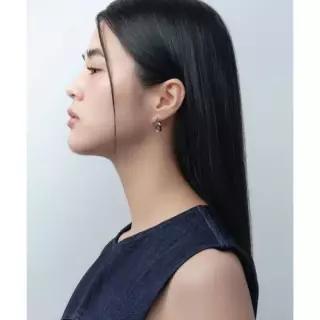 무신사스탠다드 MUSINSA STANDARD WOMAN 우먼즈 더블 링크 이어링 [실버]MEEAE7C57-SI 173512