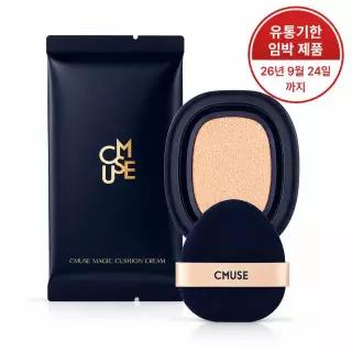 씨뮤즈 매직 쿠션 크림 리필(교체용) 17,5g 1개 쿠션팩트 파운데이션 촉촉한