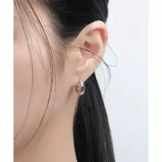 무신사스탠다드 MUSINSA STANDARD WOMAN 우먼즈 볼륨 후프 이어링MEEAE7A54-SI 173479