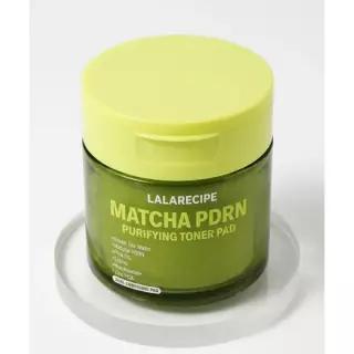 LALARECIPE 말차 PDRN 퓨리파잉 토너 패드 1437835