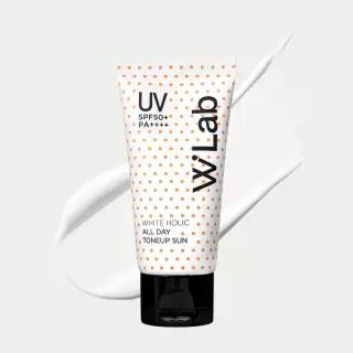 화이트홀릭 올데이 톤업 선 50ml(SPF 50+ PA++++) 24시간 보송 브라이트닝 선크림 1030452