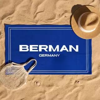 매장정품 BERMAN 데이오프 스트라이프 비치 타올