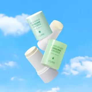 김정문알로에 큐어 워터 스플래쉬 쿨링 선스틱 (SPF50) 23g + 쉴드 선스틱(SPF50) 1030449