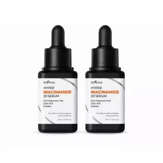 ISNTREE [2PACK] 하이퍼 나이아신아마이드 20 세럼 20ml (증정: 겔크림 20ml)