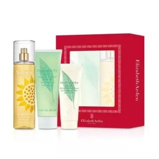 [엘리자베스아덴]엘리자베스아덴 썬플라워 바디미스트 236ml 그린티 샤워젤 200ml 바디크림 100ml 3종 세