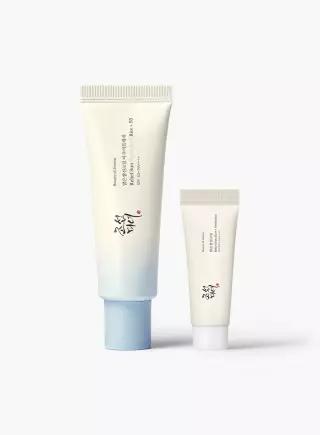 조선미녀 디럭스 세트 맑은쌀 선크림 아쿠아프레쉬 50ml+맑은쌀 10ml SPF50+ PA++++ 1030439
