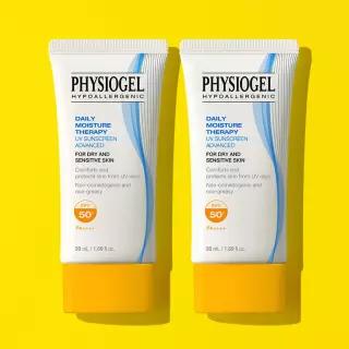 혼합자차 피지오겔 DMT 썬스크린 어드밴스드 선크림 50ml x2개 SPF50+ PA++++ 1030437