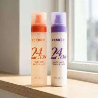 [24H 완벽고정] 코스노리 24온 메이크업 픽서 120ml (파워스테이/글로우레이어) 128291