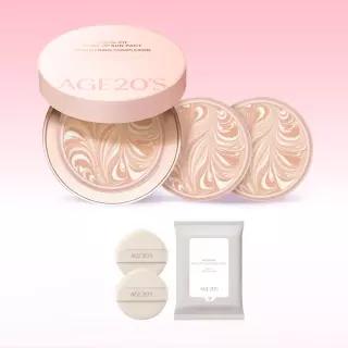 슈퍼적립 에이지투웨니스 글로우핏 톤업 선팩트 12.5g 본품+리필 2개 (+퍼프2매,클렌징티슈10매) SPF50+ PA