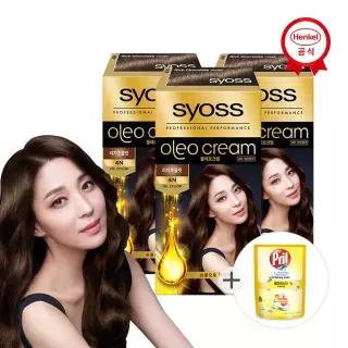새치염색약 올레오 x3개 4N 리치초콜릿_300g증정