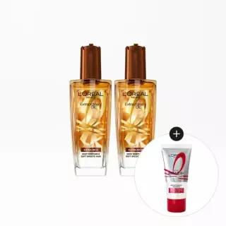 [로레알파리] 엑스트라 오디네리 오일 100ml 1+1 (타입선택)+데일리 손상 헤어팩 50ml