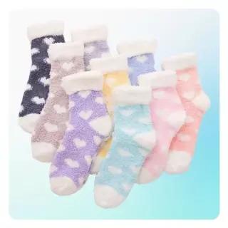 보온 발목양말 따뜻한 하트포인트 임산부 양말 하트 패션양말 보온양말 겨울양말