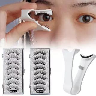 자연스러운 자석 속눈썹 속눈썹이 포함된 상자 수제 가짜 선물 마그네 지원